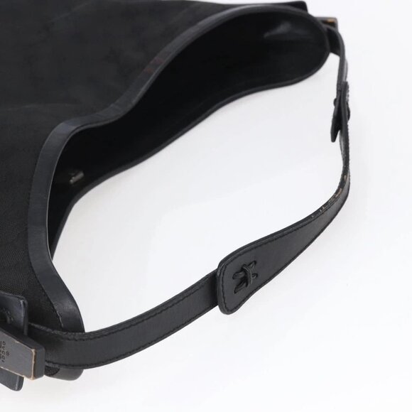 GUCCI GG Canvas Shoulder Bag Black 106242 Auth 149723 - Picture 8 of 16